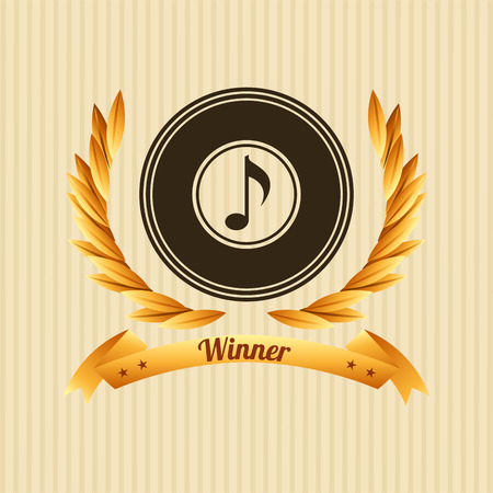 Music Awards design, vector illustration eps10 graphicのイラスト素材