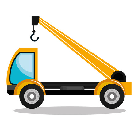construction machinery design, vector illustration eps10 graphicのイラスト素材