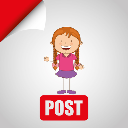 Children and technology design, vector illustration eps10 graphicのイラスト素材