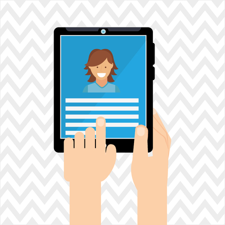 wearable technology design, vector illustration eps10 graphicのイラスト素材