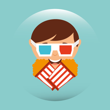 movie viewer design, vector illustration eps10 graphicのイラスト素材