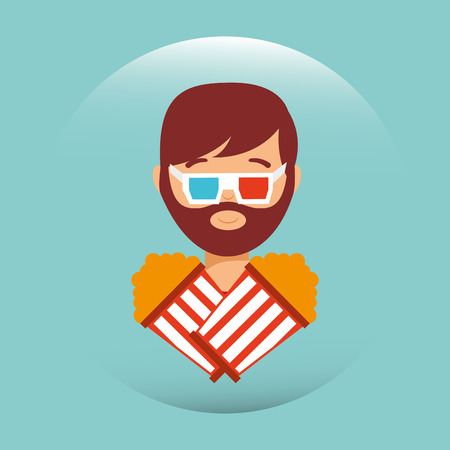 movie viewer design, vector illustration eps10 graphicのイラスト素材