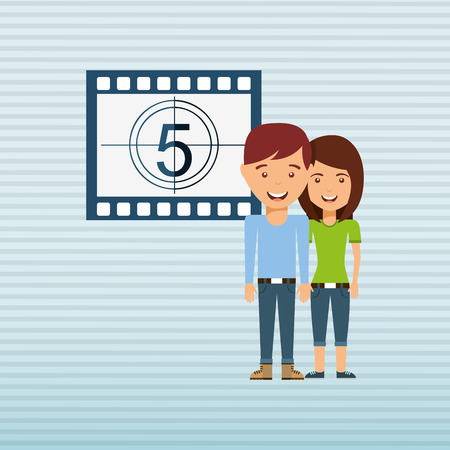 filmed entertainment design, vector illustration eps10 graphicのイラスト素材