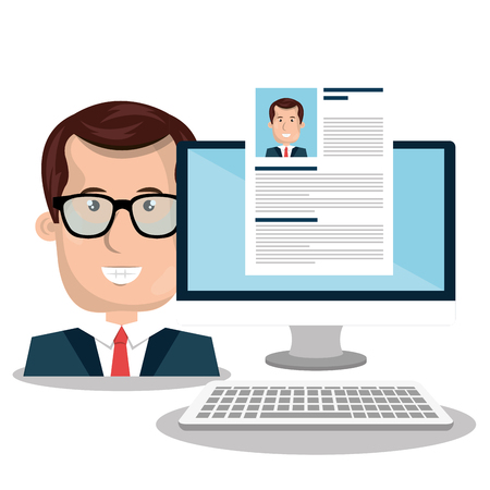 find person design, vector illustration eps10 graphicのイラスト素材