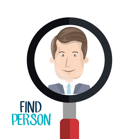find person design, vector illustration eps10 graphicのイラスト素材