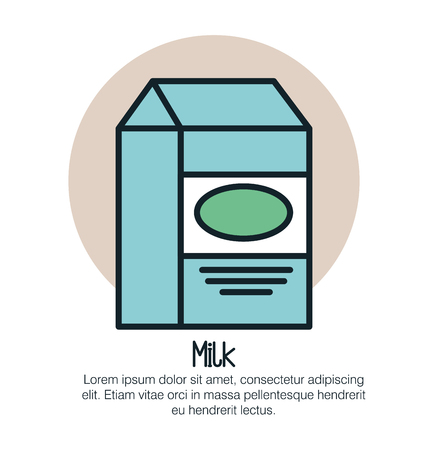 line milk design, vector illustration eps10 graphicのイラスト素材