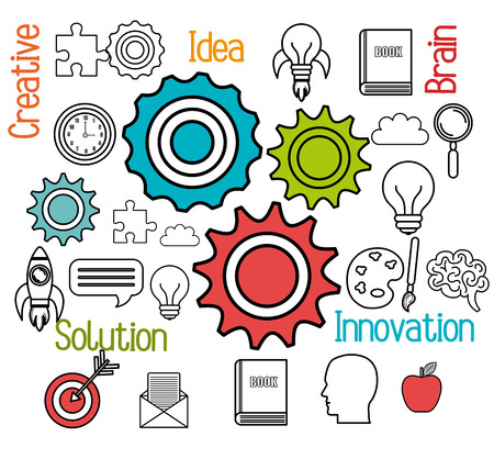 big idea  design, vector illustration eps10 graphicのイラスト素材