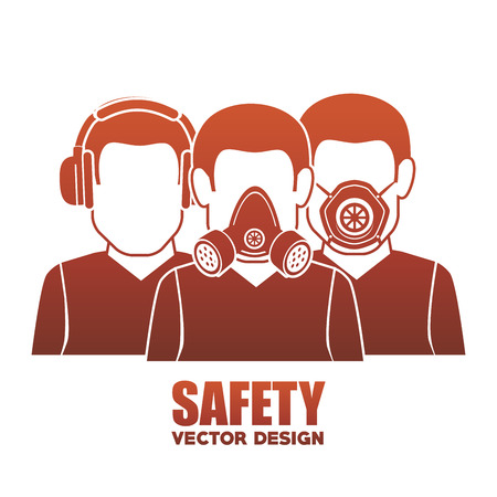 safety equipment design, vector illustration eps10 graphicのイラスト素材