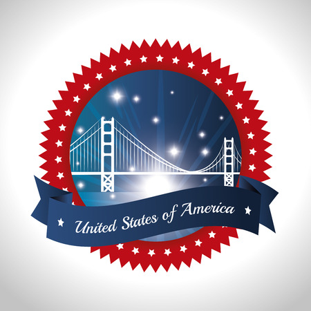 united stastes of america design, vector illustration eps10 graphicのイラスト素材