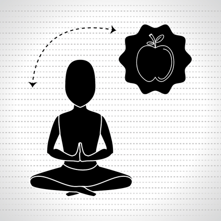 Healthy habits design, vector illustration eps10 graphicのイラスト素材