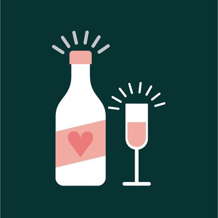 wedding invitation icon  design, vector illustration eps10 graphicのイラスト素材