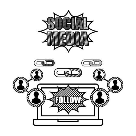 social media design, vector illustration eps10 graphicのイラスト素材