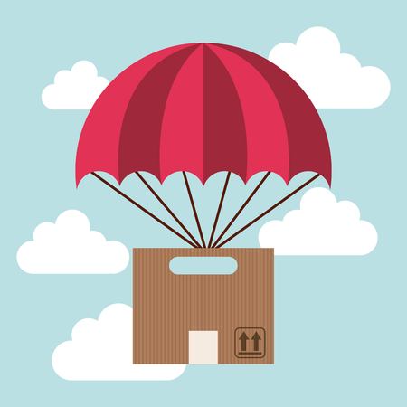 delivery service design, vector illustration eps10 graphicのイラスト素材