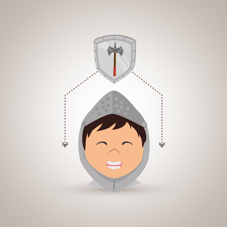 ancient warrior design, vector illustration eps10 graphicのイラスト素材