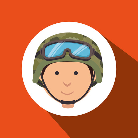 war soldier  design, vector illustration eps10 graphicのイラスト素材