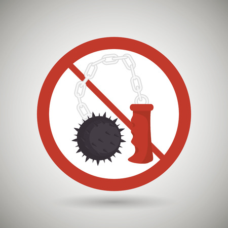 weapons ban design, vector illustration eps10 graphicのイラスト素材