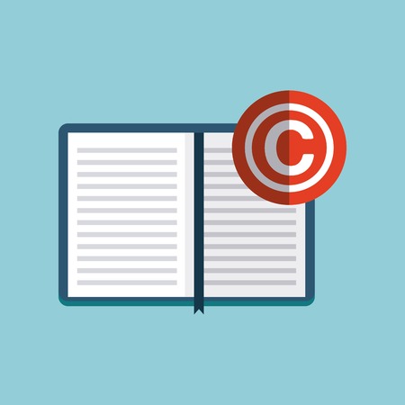 copyright  concept design, vector illustration eps10 graphicのイラスト素材