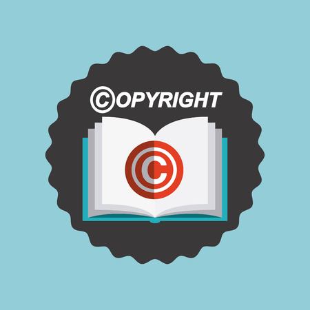 copyright  concept design, vector illustration eps10 graphicのイラスト素材