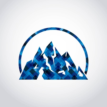 iceberg glacier design, vector illustration  graphicのイラスト素材