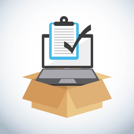 delivery service design, vector illustration  graphicのイラスト素材