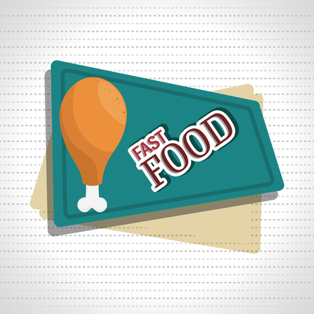 fast food offer design, vector illustration  graphicのイラスト素材
