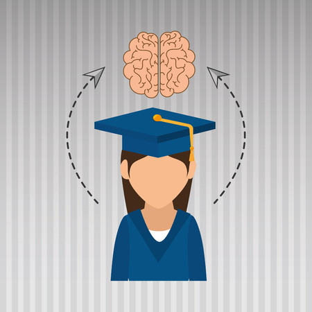 student avatar  design, vector illustration eps10 graphicのイラスト素材