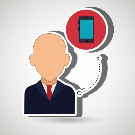 avatar buyer design, vector illustration eps10 graphicのイラスト素材