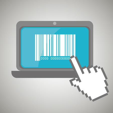 product identification code design, vector illustration eps10 graphicのイラスト素材