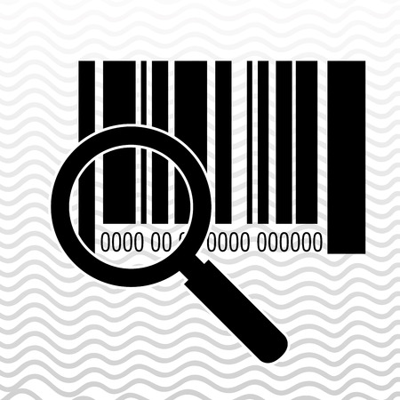 product identification code design, vector illustration eps10 graphicのイラスト素材