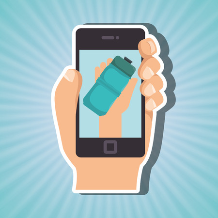 wearable technology design, vector illustration eps10 graphicのイラスト素材