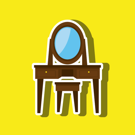 House furniture design, vector illustration eps10 graphicのイラスト素材