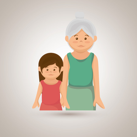 parent avatar  design, vector illustrationのイラスト素材
