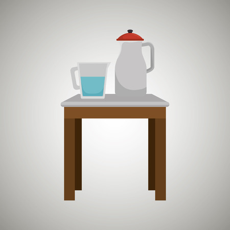 kitchen equipment design, vector illustrationのイラスト素材