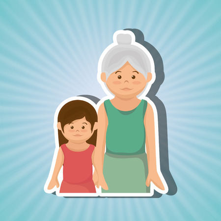 parent avatar  design, vector illustrationのイラスト素材
