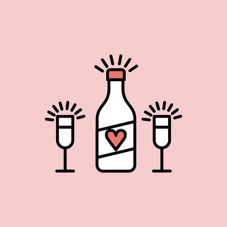 love card design, vector illustration eps10 graphicのイラスト素材