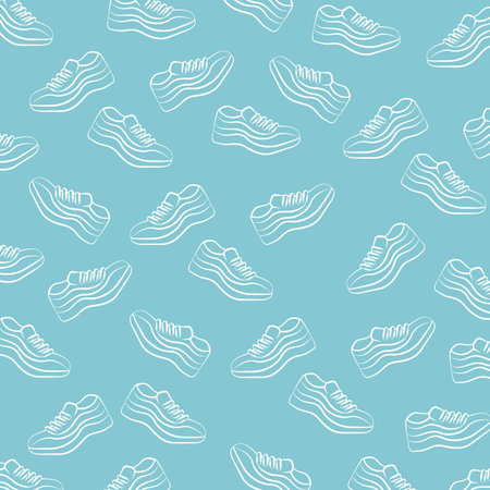 Runner shoes design, vector illustration eps10 graphicのイラスト素材