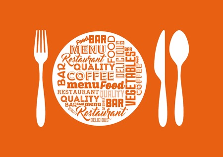 restaurant menu design, vector illustration eps10 graphicのイラスト素材