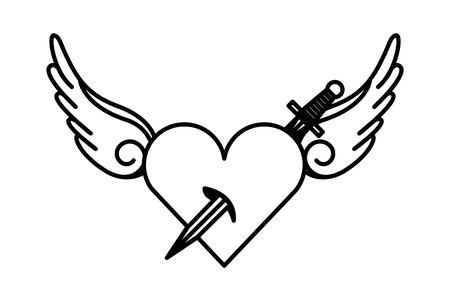 tattoo drawings design, vector illustration eps10 graphicのイラスト素材