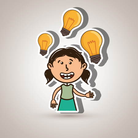 happy kids design, vector illustration eps10 graphicのイラスト素材