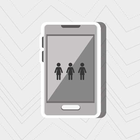 mobile technology design, vector illustration eps10 graphicのイラスト素材