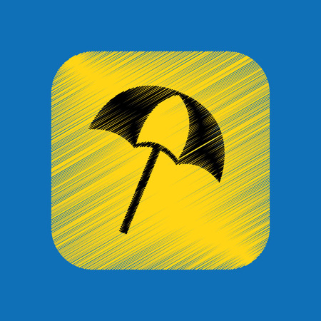 beach vacation icon design, vector illustration eps10 graphicのイラスト素材
