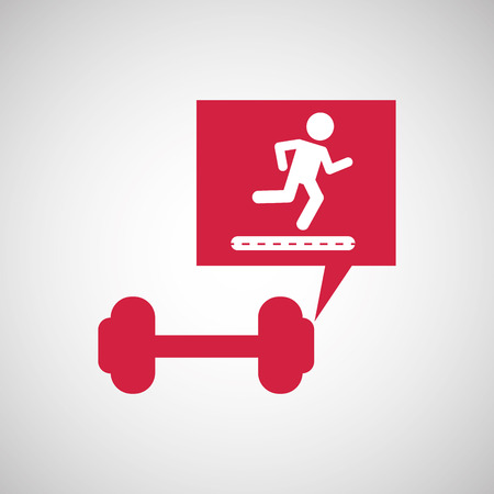 fitness lifestyle design, vector illustration eps10 graphicのイラスト素材