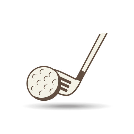 golf sport design, vector illustration eps10 graphicのイラスト素材