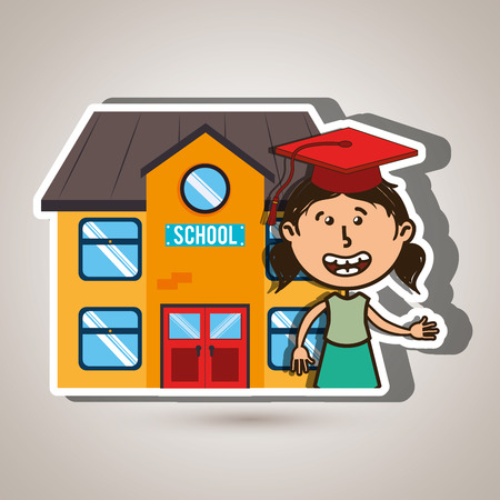 child education designのイラスト素材