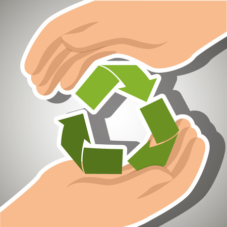 eco friendly design, vector illustration eps10 graphicのイラスト素材