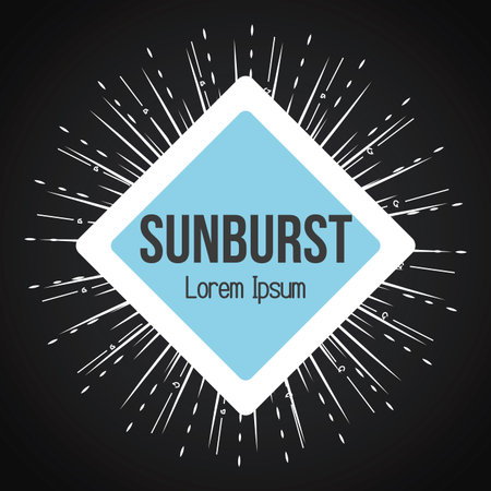 sunburst background design, vector illustration eps10 graphicのイラスト素材