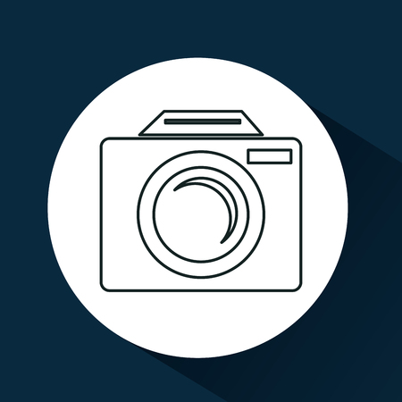 camera icon design, vector illustration eps10 graphicのイラスト素材