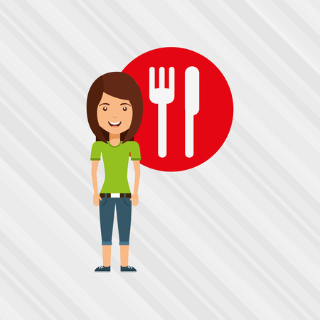healthy food design, vector illustration eps10 graphicのイラスト素材