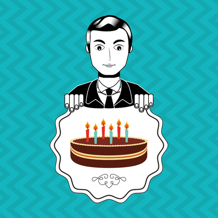 person party celebration design, vector illustration eps10 graphicのイラスト素材