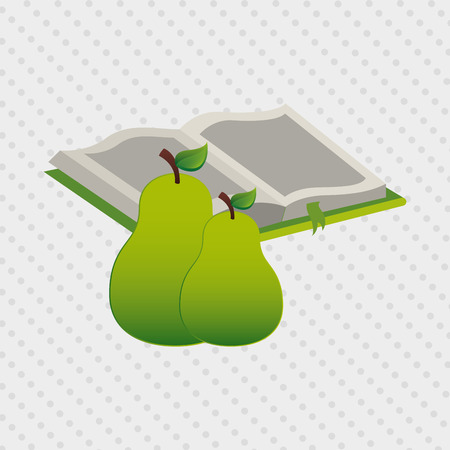 fruit book design, vector illustration  graphicのイラスト素材